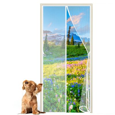 Magnetic Insect Screen Door 145 x 240 cm, White