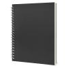 Lined College Notebooks, Spiral-Bound, 100 Pages, 50 Sheets, 19 x 13 cm, Black and Yellow Covers, 2-Pack view 2