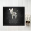 JUNIWORDS Be Unique Zebra Doormat, 120 x 80 cm, with Rubber Edge (1003849) view 2