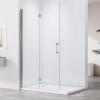 Walk-In Shower Screen 96 x 195 cm, Folding, 6 mm Nano Safety Glass view 1