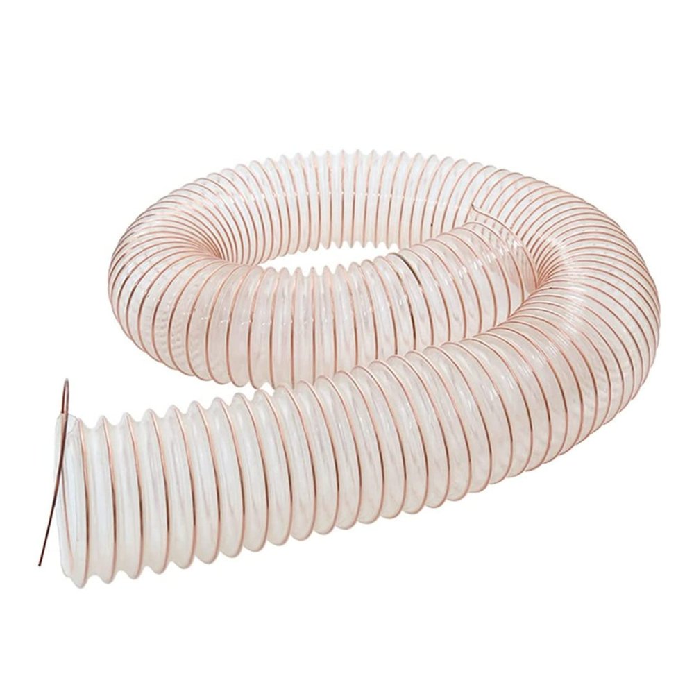 PU Polyurethane Vacuum Hose, 1.5 mm Wall, 1 m Length, 150 mm Diameter