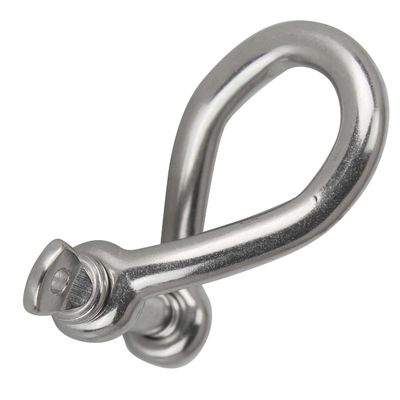 DERING Stainless Steel Shackle, 10 mm, Twisted Shape, 25-Pack