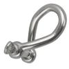 DERING Stainless Steel Shackle, 10 mm, Twisted Shape, 25-Pack view 1