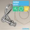 DERING Stainless Steel Shackle, 10 mm, Twisted Shape, 25-Pack view 2