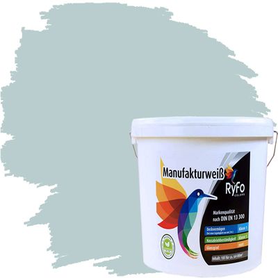 RyFo Colors Colored Wall Paint Manufaktur White Lagoon Light 10 L