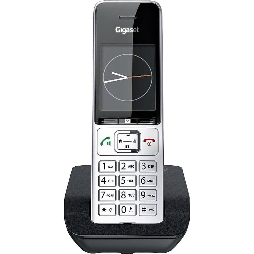 Gigaset Comfort 500 Analog Phone, Silver/Black
