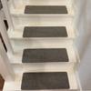 JYMYGS 20 x 55 cm Indoor Stair Treads, 15-Piece Set, Non-Slip, Self-Adhesive, Cuttable, Gray view 4