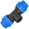 MegaHaustechnik PP Compression Tee, 32 mm x 3/4 in Female Thread x 32 mm view 1
