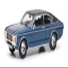Schuco Ford Granada Coupe, Blue, 1:43 view 1
