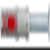 fischer DuoXpand 8 x 100 T Universal Wall Plug with Zinc-Plated Countersunk Screw, 50-Pack view 2