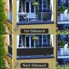 Balcony Privacy Screen 120 x 250 cm, Weather-Resistant, Dark Gray view 4
