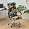 Highdi Spandex Office Chair Cover with Zipper, Washable Universal Computer Chair Cover, L view 3
