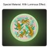 4-Pack Tiger Jungle Glow-in-the-Dark Crystal Glass Cabinet Knobs view 2