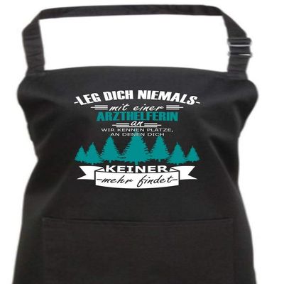 ShirtInStyle Cooking Apron: Never Mess with a Medical Assistant