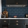 Alwayspon Vinyl Floor Tile Stickers, Non-Slip Peel-and-Stick, PVC Denim Blue, 30 x 15 cm, 12-Pack view 1