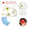 RIEODKFMHD Adjustable Work Cap with Buttons, Star Pattern, Red/Navy Blue/Striped, Sweatband, Ties, Multicolor 09, M/L view 2