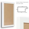 CLAMARO Collage Picture Frame, MDF Wood, Matte White, 27 x 40 cm, Acrylic Glass view 2