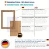CLAMARO Collage Picture Frame, MDF Wood, Matte White, 27 x 40 cm, Acrylic Glass view 4
