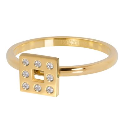 iXXXi Filling Ring DESIGN SQUARE, Gold - 2 mm, Size 18