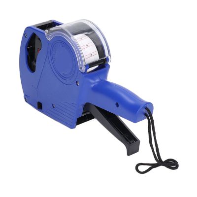 Red 8-Digit Price Labeler Kit with Blue Replacement Ink