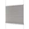 Ventanara Honeycomb Pleated Blind, No Drilling, Adhesive, 50 x 130 cm, Gray Daylight view 1