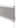 Ventanara Honeycomb Pleated Blind, No Drilling, Adhesive, 50 x 130 cm, Gray Daylight view 3