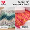 Red Heart Scrubby Grape Yarn, 3-Pack, 100 g, Polyester, #4 Medium (Worsted), 90 m, Knitting/Crochet view 4