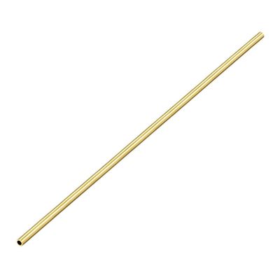 1 Pc Brass Round Tube, 300 mm Long, 6 mm OD, 1 mm Wall, Seamless Straight Tube DUO ER