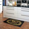 Mardi Gras Mask Gold and Black Kitchen Rug, 39 x 20 in view 1