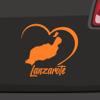 Lanzarote Heart Sticker – 6 Sizes, 21 Colors – Spain, Canary Islands, Arrecife Vacation view 1