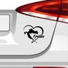 Croatia Heart Sticker – 6 Sizes, 21 Colors – Zagreb Split Adriatic Croatia Hrvatska view 3