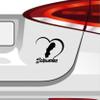 Sweden Heart Sticker – 6 Sizes, 21 Colors – Moose, Baltic Sea, Stockholm, Scandinavia view 3