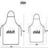 keepmore Matisse Minimalist Art Pattern Kitchen Apron, Waterproof Cotton & Linen Cooking Apron view 4