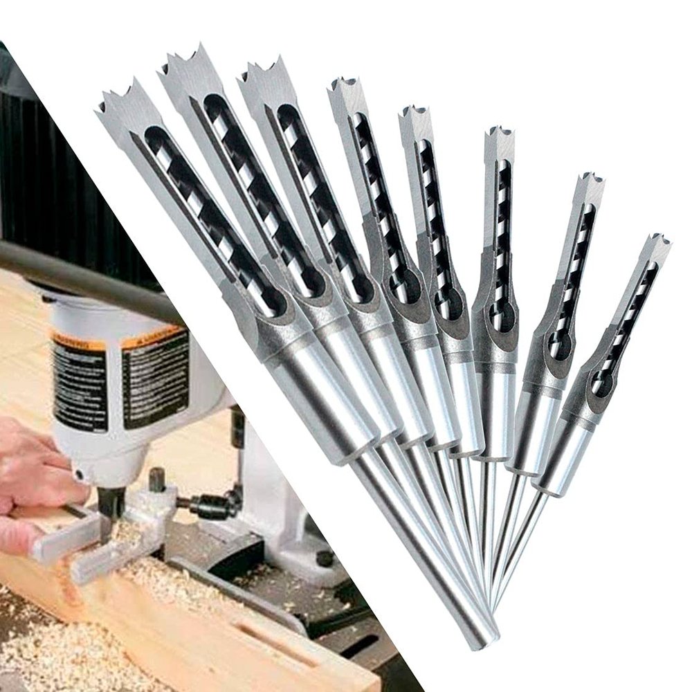 HSS Square-Hole Drill Chisel, 16 mm