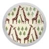 Round Glow-in-the-Dark Cabinet Knobs, Giraffe Family, 4-Pack view 1