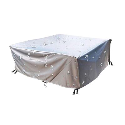 Loveseat Furniture Cover 420D Oxford Waterproof UV-Resistant Winterproof Rectangular 360 x 190 x 71 cm Silver Gray