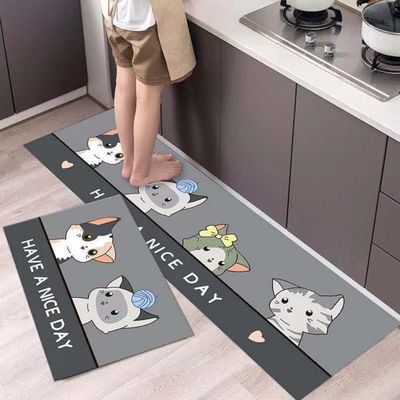 Padded Anti-Fatigue Kitchen Mat, Non-Slip, Waterproof, 50 x 120 cm