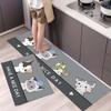 Padded Anti-Fatigue Kitchen Mat, Non-Slip, Waterproof, 50 x 120 cm view 1