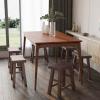 XJHOME Solid Wood Stool, Footstool, Side Table, Step Stool, Wooden Stool (Size: 29 x 13 x 28 cm) view 4