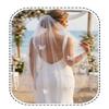 Heread Short Bridal Wedding Veil with Butterflies, Fingertip Length, Sparkly Tulle with Comb (White) view 1