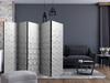 murando Abstract Room Divider Screen, 225 x 172 cm, 5-Panel, Living Room view 4