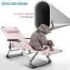 Extra-Wide Folding Zero Gravity Lounge Chair with Cushion view 4