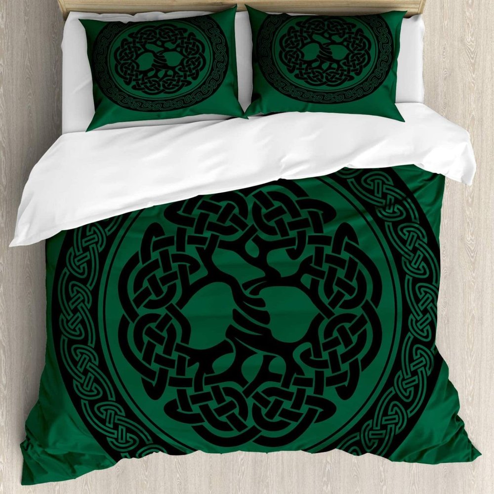RFFLUX 100% Microfiber 3D Viking Duvet Cover Set, 220 x 240 cm, 3-Piece