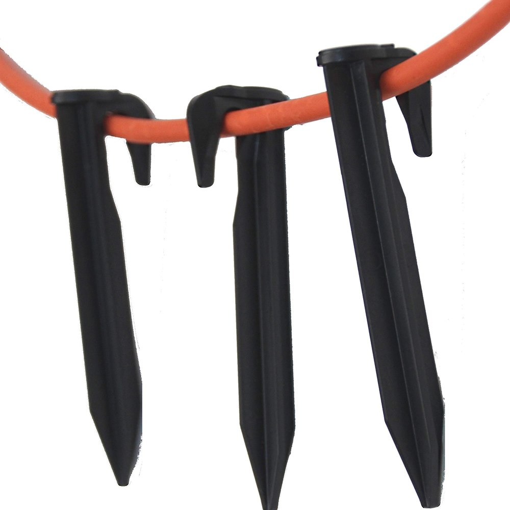 Genisys Reinforced Ground Pegs for Grizzly Robotic Mowers, 200-Pack