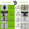 Magnetic Insect Screen Door, 220 x 205 cm, Black A view 2