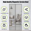 Magnetic Fly Screen Door, 210 x 235 cm, Gray A view 3