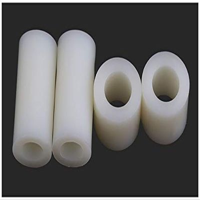 MMLFX 50-Piece Plastic Spacer Set, Nylon Sleeves and ABS Gaskets, Round-Hole Post Spacers, M3/M4/M5, M6 x D11 x L4