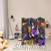 murando - Graffiti Stone-Look Mural Room Divider, 225 x 172 cm, Modern view 4