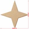4-Point MDF Star for Crafts and Decor, 3–50 cm view 3