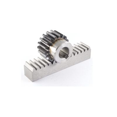 1 Pc 2M Straight Gear Rack with Side Mounting Holes + 1 Pc 2M 20-Tooth Gear, Hole 8/10/12/14/15/16/17/18/20